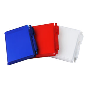 libreta promocional con pluma